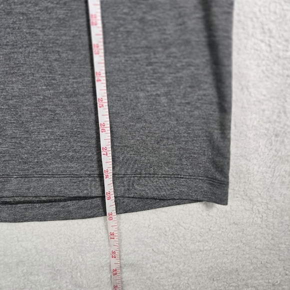 Lululemon Evolution Polo Shirt Performance Lightweight Golf Medium Grey Men - Picture 6 of 7